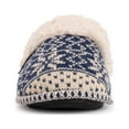 thumbnail image 2 of MUK LUKS Women's Frida Scuff Slippers - Blue Snowflake, M (7-8), 2 of 9