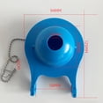 thumbnail image 4 of ziyahi Toilet  for Flapper 3inch Repair Adjustable Blue Tank Toilet  for Flapper Saving Water, 4 of 6