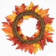 thumbnail image 3 of Guirnalda de hojas de arce para Halloween, 19,6 cm, guirnalda de puerta de otoño, guirnalda de adornos de otoño Sincero Electrónica, 3 of 4