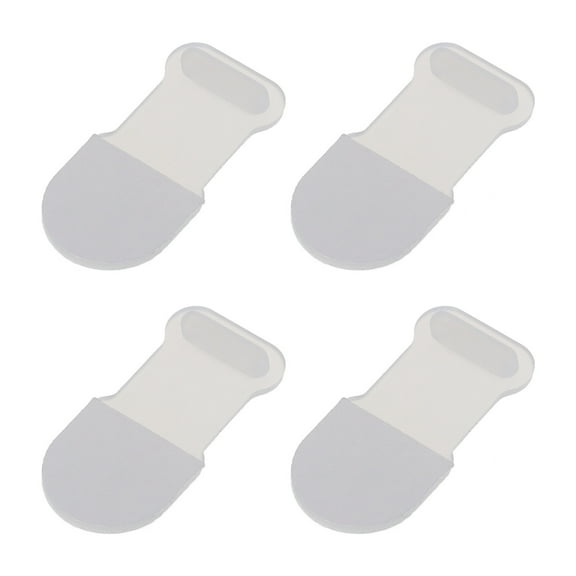 4pcs Anti-Lost Anti Dust Plug, USB Type C Port Dust Covers Cap Silicone for Phone, Clear