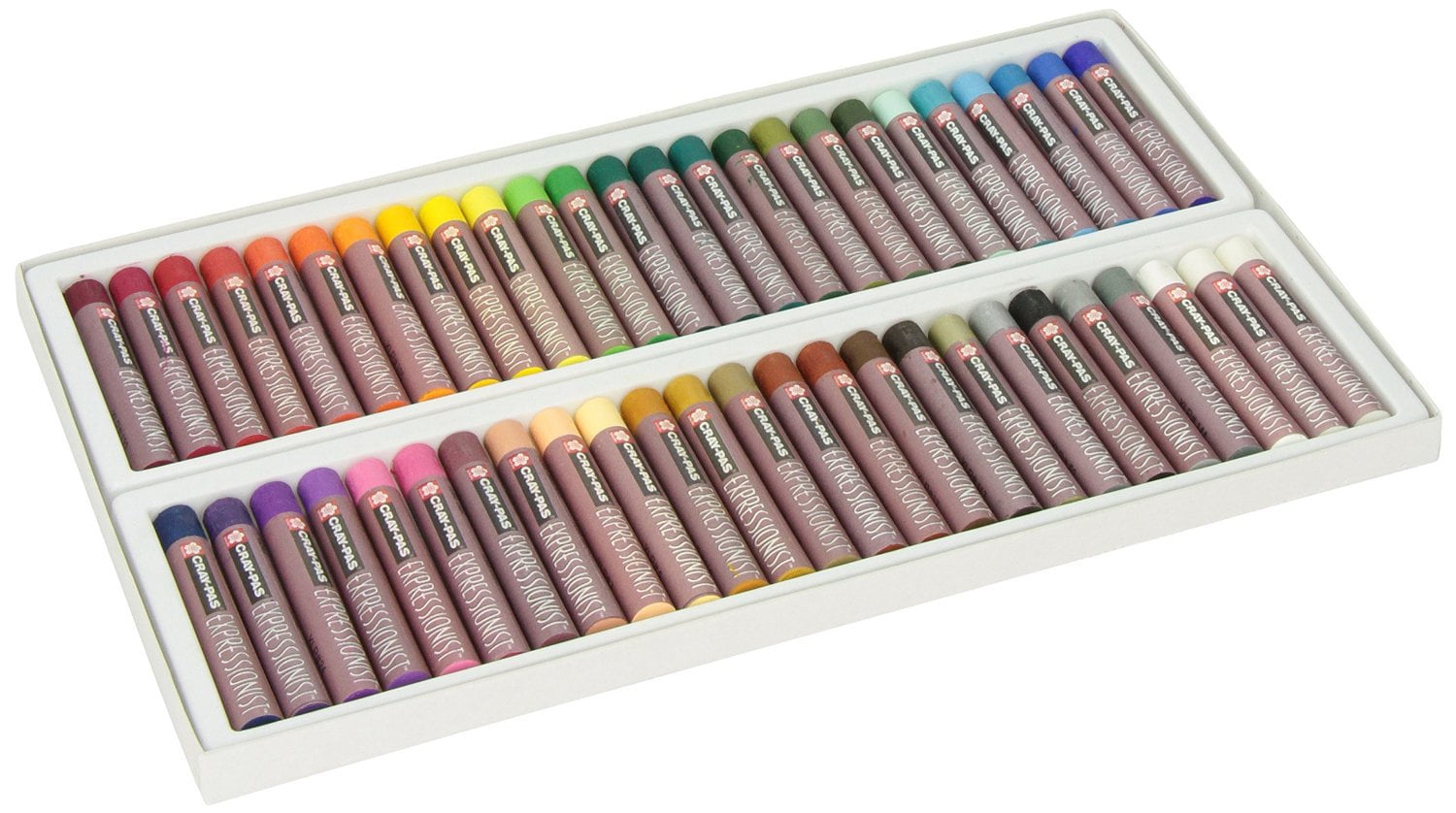 Sakura Cray-Pas Expressionist Extra Fine Oil Pastels, Assorted Colors, Set of 50