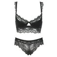 thumbnail image 4 of Varsbaby Sexy Lace Padded Push Up Bra Lingerie Sets for Women, 4 of 5