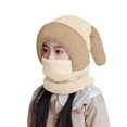thumbnail image 2 of CPNG Baby Winter Hat Balaclava Scarf Caps Toddler Infant Cute Rabbit Ears Chunky Warm Face Mask Neck Warmer Cold Weather Ski Gear for Kids Boys Girls, 2 of 5