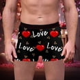 thumbnail image 2 of Gunia Men's Boxer Briefs Heart Print Valentine's Day Shorts High Elasticity Stylish For Everyday Wear Funny Underwear S-Xxxl, 2 of 5