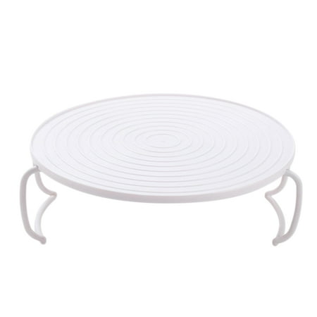 

Kelingqi Microwave Oven Shelf Food Heating Rack Folding Steaming Tray Plate Stacker