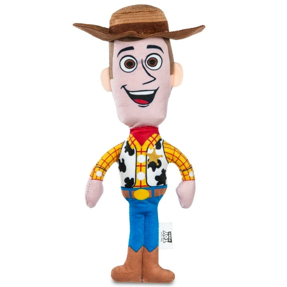 DISNEY TOY STORY: Woody Plush Figurine Squeaker Pet Toy-9in