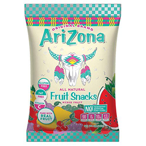 Arizona Original Fruit Snacks, Gluten Free Mixed Fruit Gummy Chews, 5