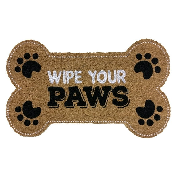 Briarwood Lane Wipe Your Paws Pet Natural Fiber Coir Doormat