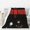 thumbnail image 2 of Flannel Blanket Twenty and One Music Pilots Nap Blanket Air Conditioning Blankets Couch Bed Office Blankets Soft and Cozy 40"X30", 2 of 6