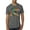 Dark Heather, variant on Dean Russo Raptor Animal Lover Mens Premium Tri Blend T-Shirt, Forest Green, Small