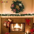 thumbnail image 4 of Spencer 8.8ft Artificial Christmas Garland Wreath Colorado Pine Green Hanging Rattan for Fireplace Party Christmas Decorations, 4 of 9