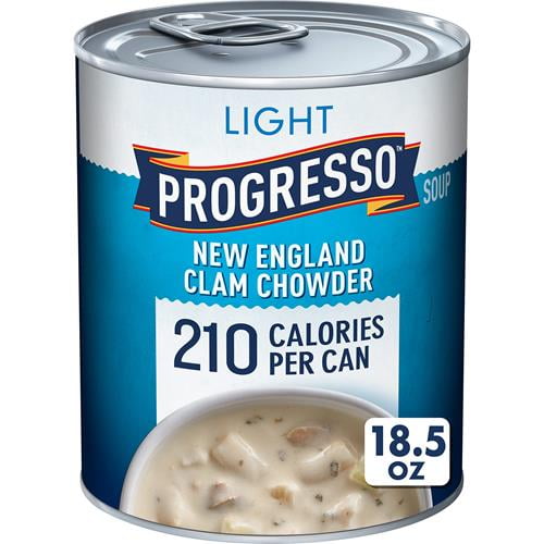 Progresso Light, New England Clam Chowder Soup, Gluten Free, 18.5 Oz.