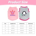 thumbnail image 4 of 4 Packs Dog Shirts for Small Dogs, Breathable Girl Dog Clothes, Soft Lightweight Summer Dog Pink Vest Clothes for Girl,L, 4 of 10