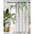 thumbnail image 3 of Green Eucalyptus Thermal Insulated Blackout Curtains for Bedroom 90 Length Leaf Red Fruit Watercolor Plant Farmhouse Room Darkening Curtain 1 Panel Grommet Window Curtain Drape for Living Room, 3 of 7