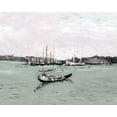 thumbnail image 2 of Stellar Design Studio 24x20 White Modern Wood Framed Museum Art Print Titled - Venice Gondola, 2 of 4