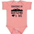 thumbnail image 3 of Inktastic Seattle Washington Someone Loves Me Skyline Boys or Girls Baby Bodysuit, 3 of 5