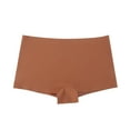 Cethrio Boyshort Panties for Women Comforts Breathable Brown Panties