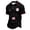001Black, variant on Hogleaql Men’s 250th Anniversary Usa Polo Shirt Short Sleeve V-Neck 4th Of July T-Shirt Independence Day Patriotic Trendy Tshirt Dark Blue 2XL