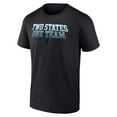 thumbnail image 2 of Men's Fanatics Black Carolina Panthers Big & Tall Two States One Team Statement T-Shirt, 2 of 3
