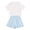 00&Sky Blue1957, variant on Tiijoy Toddler Girls Athletic Outfits Breathable Quick-Dry Short Sleeve T-Shirt Shorts Set