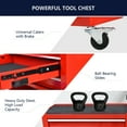 thumbnail image 4 of 4 Drawers Multifunctional Tool Cart with Wheel Steel Tool Chest Storage Cabinet, 4 of 7