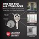 thumbnail image 5 of Cerradura para Puerta Kwikset Arlington Acero Bronce Veneciano con SmartKey, 5 of 8
