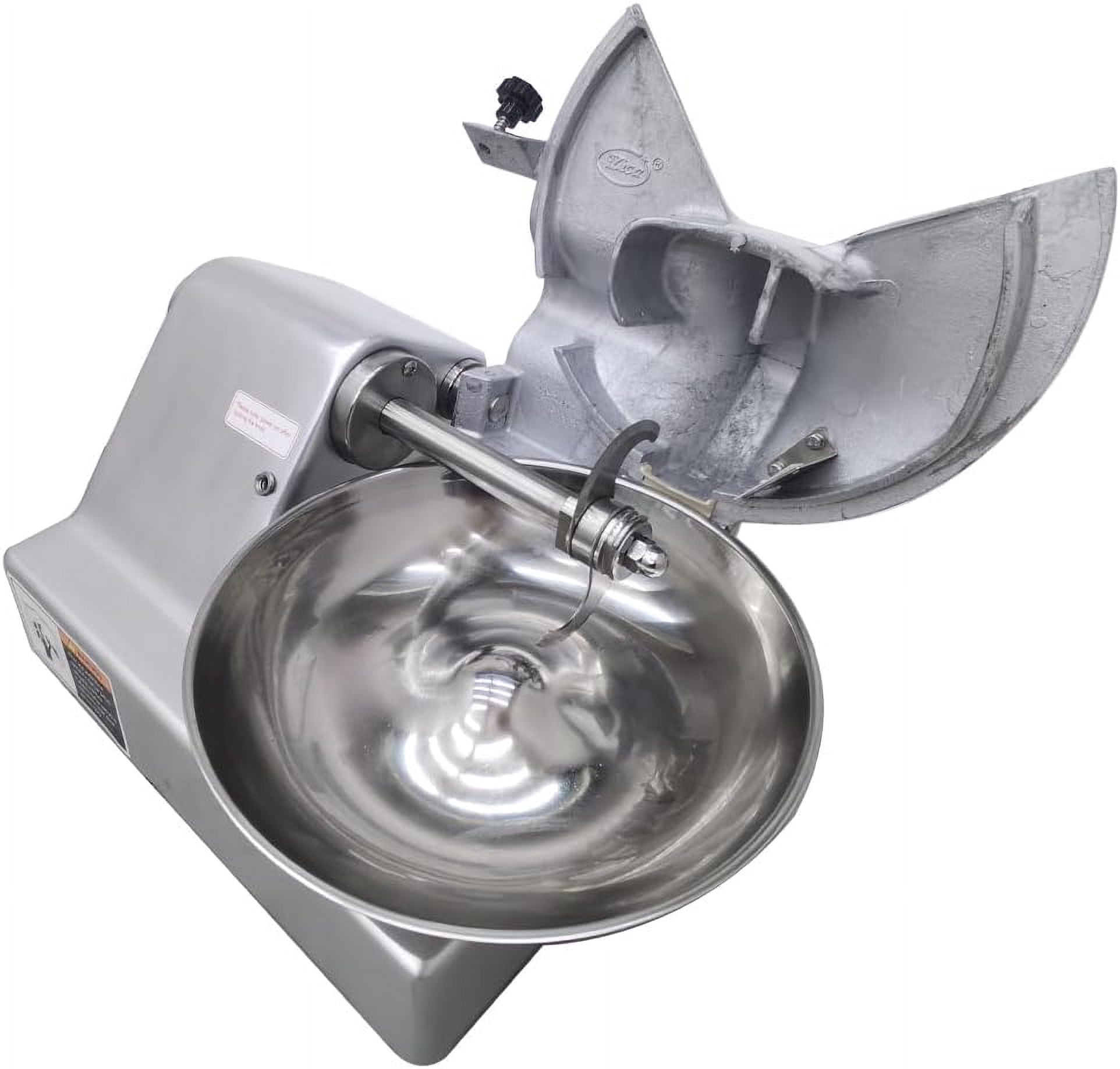 PreAsion 5.5L Meat Vegetable Prep Food Processor Commercial Food Processor Electric Food Chopper 110V