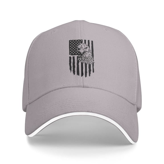 Usa Eagle Distressed Flag Patriotic Art Men Women Sandwich Cap Classic Baseball Capunisex Adjustable Casquette Dad Hat