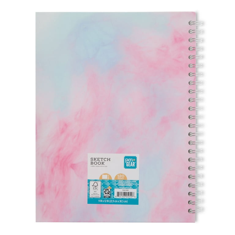 Hahnemuehle Sketch & Note Notebooks Set - A5, 125gsm Paper, Gray & Pink (2 Notebooks)