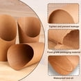 thumbnail image 3 of Paquete de 100 vasos para charcutería, soportes desechables para patatas fritas, recipiente para llevar, gofres para hornear, caja de papel Kraft para palomitas de maíz, 14oz, 3 of 5