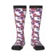 thumbnail image 1 of Fotbe Peonies Calcetas Divertidas Estampadas para Hombre y Mujer, Calcetas de Algodón hasta la Rodilla para Caminar, Correr, Enfermería y Embarazo, 1 of 6