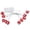 Red1 1.5m, variant on Valentine's Day Decor Lights,Acrylic Heart LED String Lights,LED Valentine Day Garland Heart String Lights,for Indoor Outdoor, Window, Mantle, Bedroom, Home Party Decorations(Red1 1.5m)