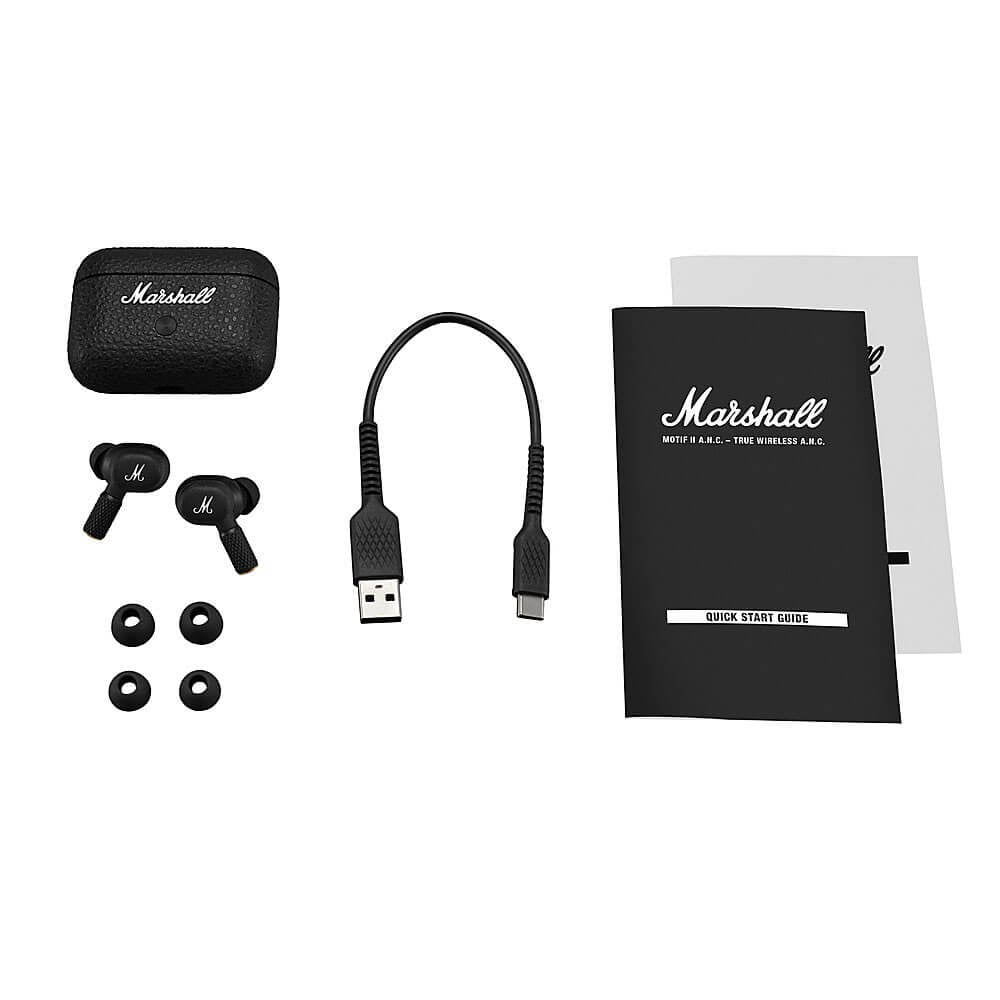 Marshall MOTIFIIANCBK Motif II ANC Wireless Headphones - Black Marshall MOTIFIIANCBK Motif II ANC Wireless Headphones - Black
