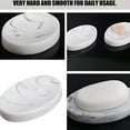 thumbnail image 6 of ACDANC Bar Soap Holder for Shower Marble Dish Tray Home Accents Decor Dishes Bathroom Container White, 6 of 6
