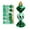 Green, variant on 6PC Candy Ornaments for Tree Decoration Hanging Glitter Candy Cane Christmas Peppermint Ornament with Golden Rope for Xmas Holiday Decoration for Home Weddings Parties Commercial