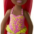 thumbnail image 4 of Barbie Dreamtopia Chelsea Mermaid Small Doll & Accessory, Coral-Colored Hair & Tail (6.5-inch), 4 of 5