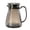Gray, variant on Acrylic Striped Kettle – Plastic Cold Water Pitcher, Transparent Cool Kettle for Juices, Herbal Tea, and Infused Water, Refrigerator-Friendly Beverage Dispenser