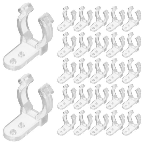 100 Pieces LED Rope Light Mounting Clips for Easy Installation Outdoor and Indoor LED Strip Light Buckles