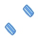 thumbnail image 1 of Toystoory Hebilla portátil de estilo alto Cierre general Reemplazo Clip de cinturón antideslizante Apariencia exquisita profesional Azul Azul 2Conjunto, 1 of 6