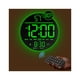 thumbnail image 1 of Reloj de pared digital grande de 10 pulgadas con LED RGB de Clock JALL, 1 of 9