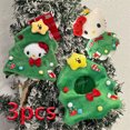 thumbnail image 2 of Sanrio Hello Kitty - Peluche de juguete con forma de árbol de Navidad kawaii, muñeco para vestir, tocado desmontable, bolso, colgante, llavero, juguetes decorativos, regalo, 2 of 5