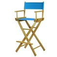 thumbnail image 1 of Casual Home 230-00/021-27 Director Chair 30" - Bar Height Natural Frame/Turquoise Canvas, 1 of 2