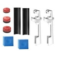 thumbnail image 2 of koolsoo 9 Pcs Embout de Queue de Billard, Cubes de Craie, Fournitures de Billard, Shaper Noir, 2 of 9