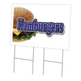 thumbnail image 1 of SignMission C-2436-DS-Hamburger 24 x 36 in. Hamburger Yard Sign & Stake, 1 of 1