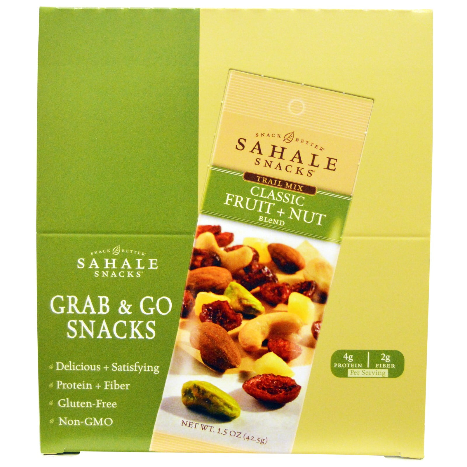 Sahale Snacks, Trail Mix, Classic Fruit + Nut Blend, 9 Packs, 1.5 oz