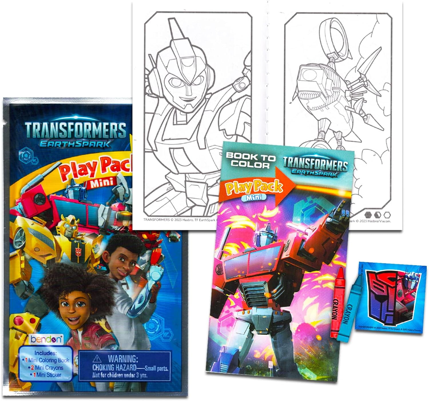 Crenstone Transformers Kid's Mini Party Favors Set, 24 Count