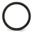 thumbnail image 2 of Chisel Stainless Steel 6mm Black IP-plated Brushed Center with Polished Edges Band, 2 of 7