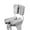 Light Gray, variant on Seat Cushion, Memory Foam Orthopedic Chair Pad, U Shaped Tailbone Pressure Relief Support for Office Chair and Car