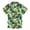 1-Green516, variant on Kiijoy Toddler Boys Tropical Print Beach Shirt Short Sleeve Button Down Shirt, Sizes 4-5