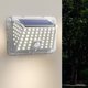 thumbnail image 4 of Luz de calle de pared solar al aire libre Sensor de movimiento automático 10W 6000-7000K Lámpara de valla LED Iluminación de camino de luz solar ajustable Methold HA009671-00, 4 of 6
